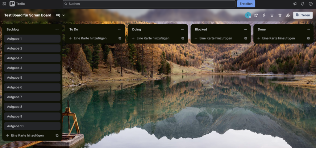 Scrum Board Trello